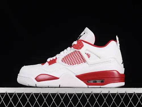 All categories Air Jordan Jordan series basketball shoes Air Jordan 4 Pure original Air Jordan 4 Motorsport AJ4 Joe 4 racing white and red 308497-106